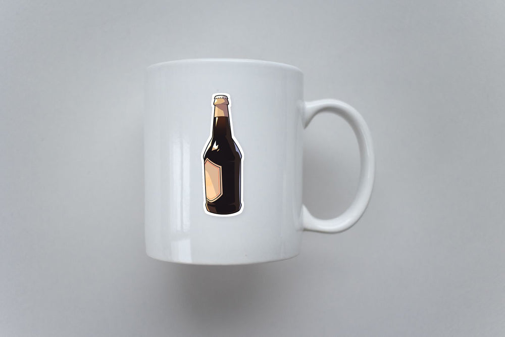 Empty Bottle of Beer Sticker