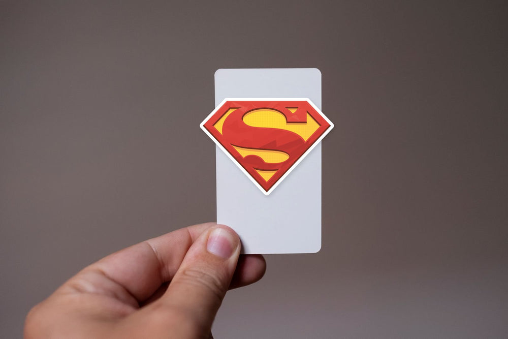 Superman Logo Red Yellow Sticker