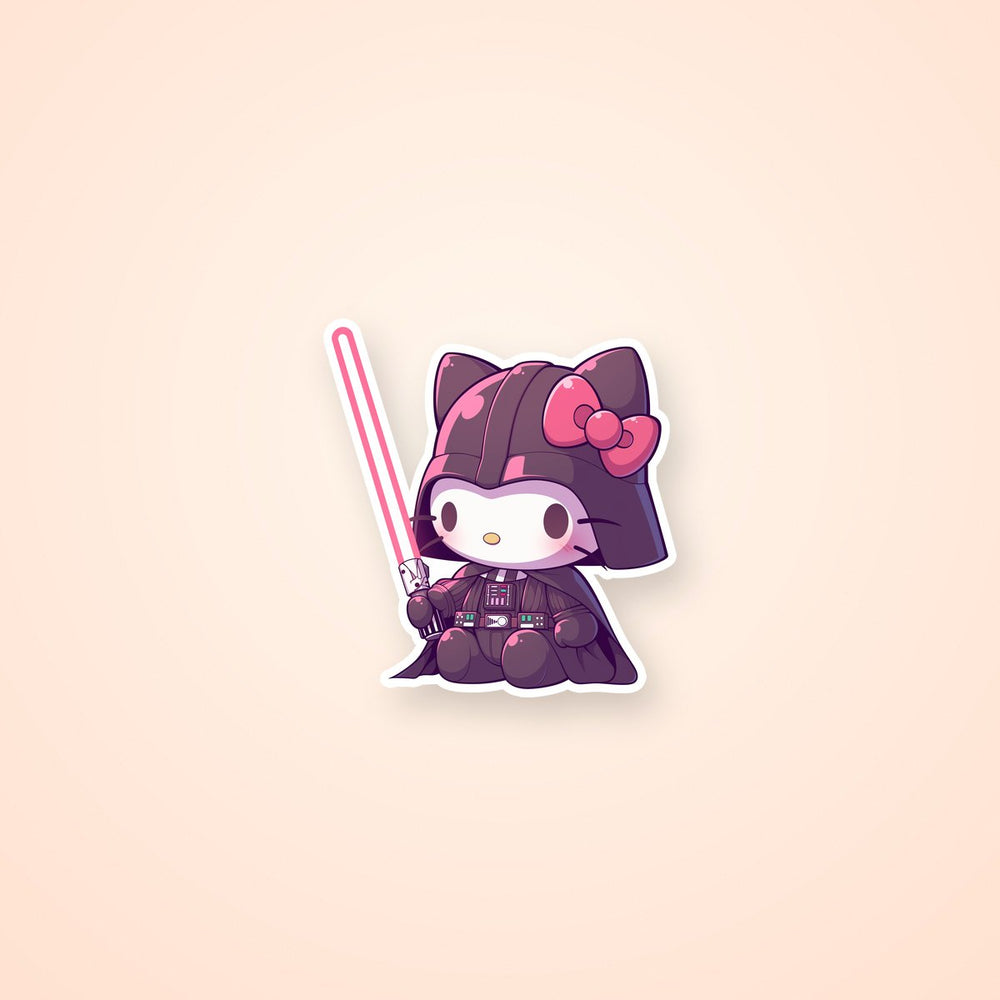 Hello Kitty Darth Vader Sticker