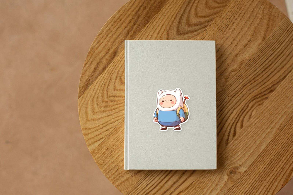 Kawaii Finn the Human Adventure Time Sticker