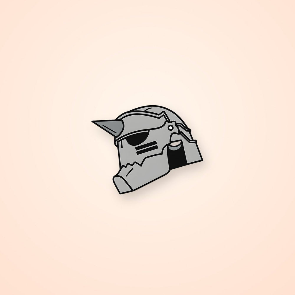 Alphonse Elric Armor Helmet Anime Sticker