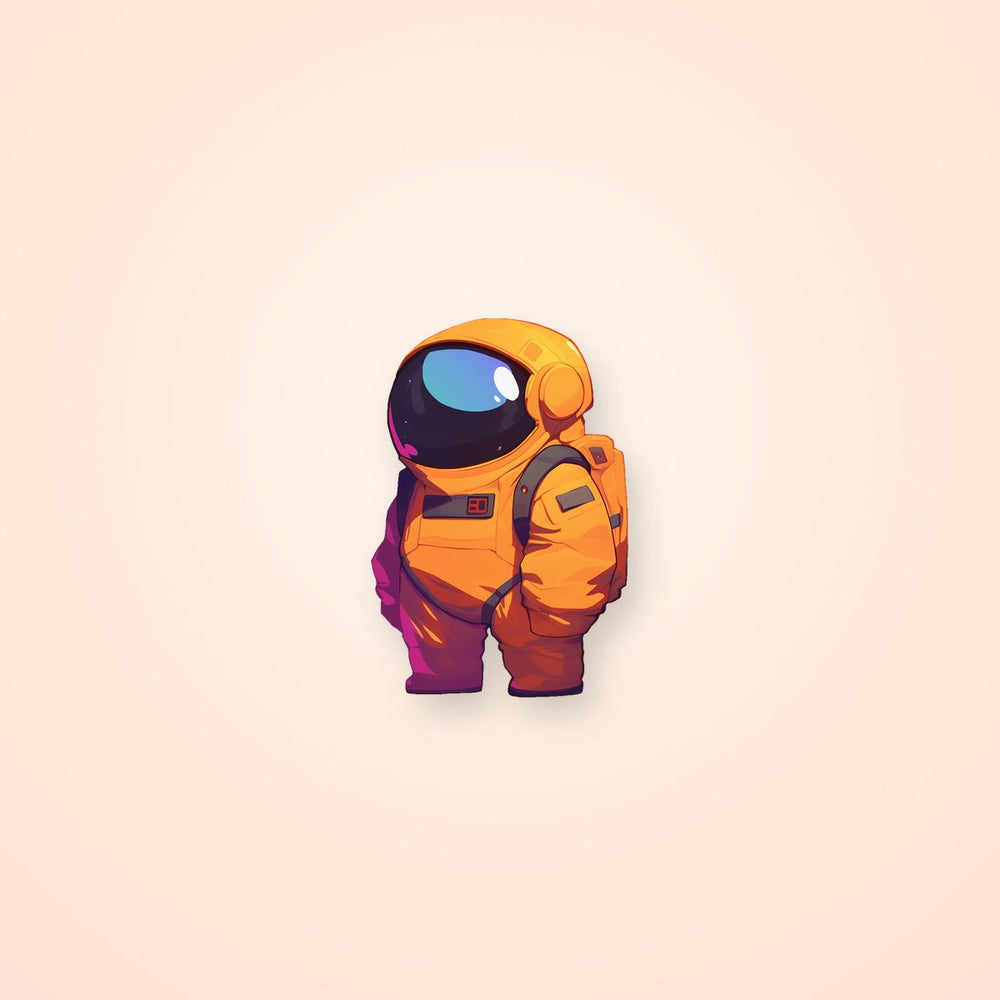 Among Us Orange Crewmate Sticker