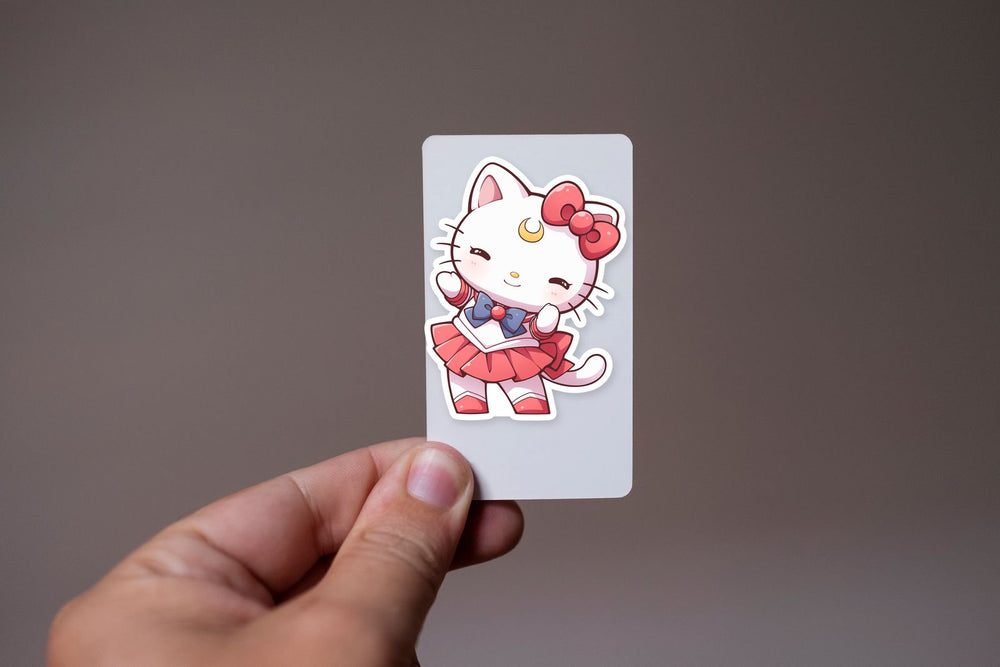 Hello Kitty Sailor Moon Crossover Sticker