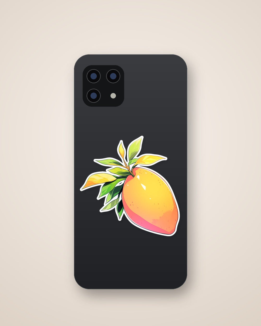 Orange Mango Aesthetic Sticker