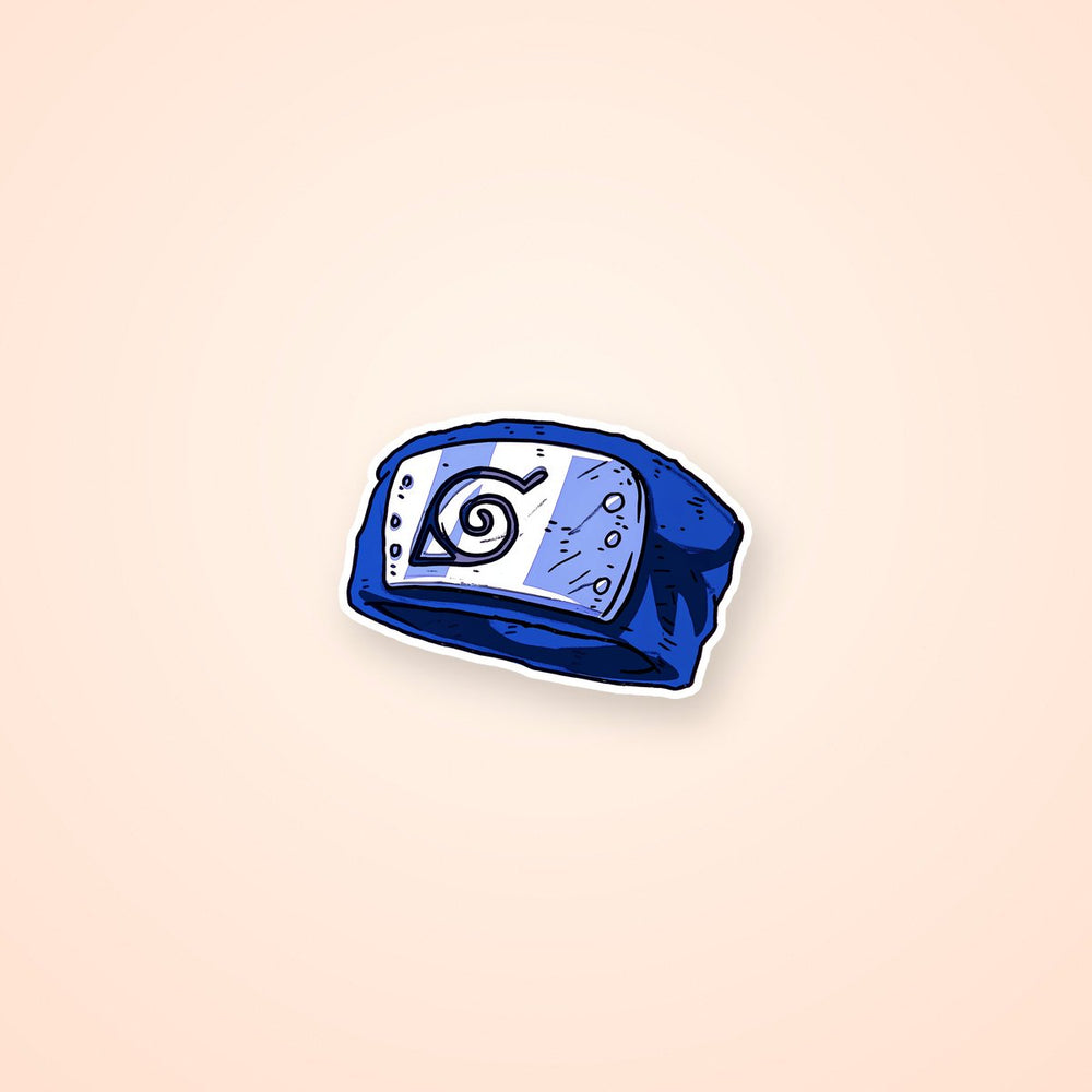 Naruto Hidden Leaf Headband Sticker