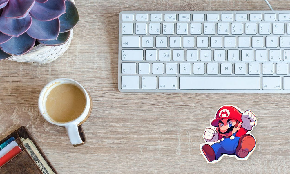 Super Mario Jumping Sticker