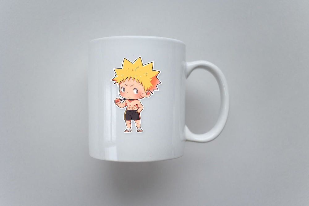 Chibi Naruto Gym Sticker