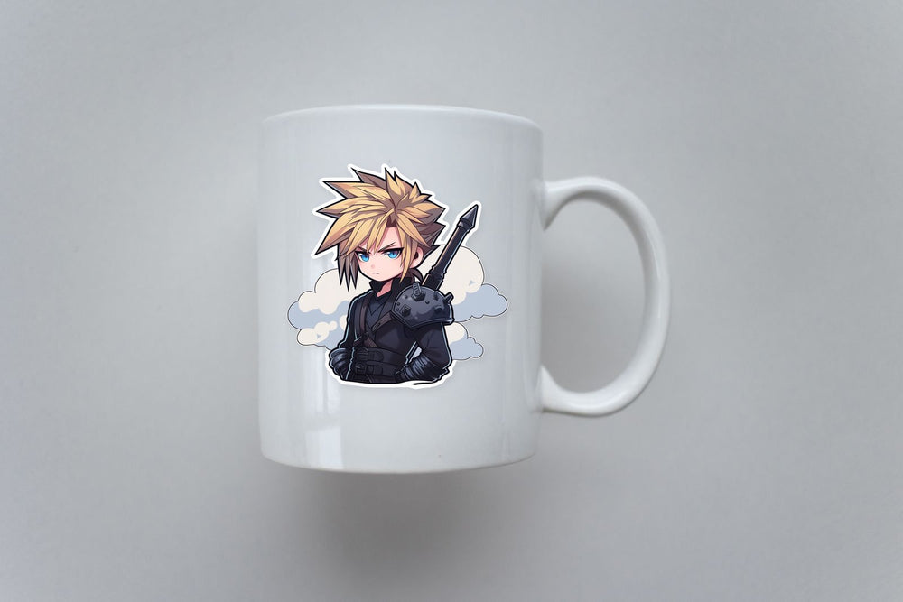 Final Fantasy Cloud and Clouds Sticker