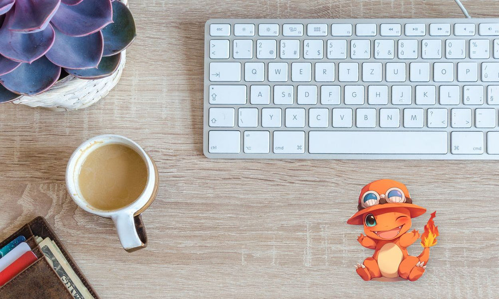 PokéMon Charmander Wink Hat Sticker