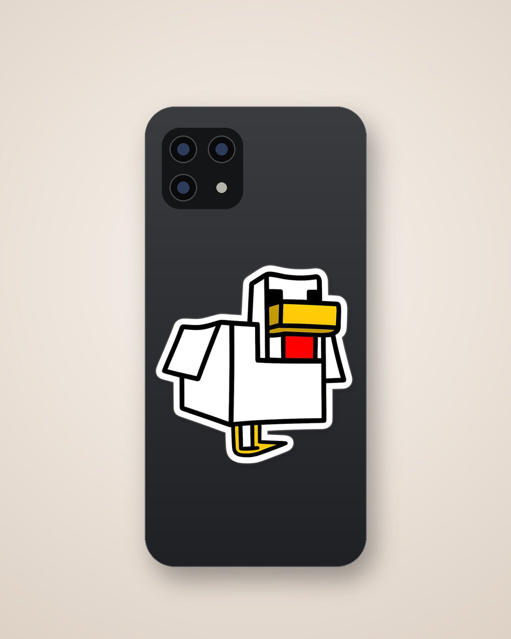 Minecraft Chicken Sticker
