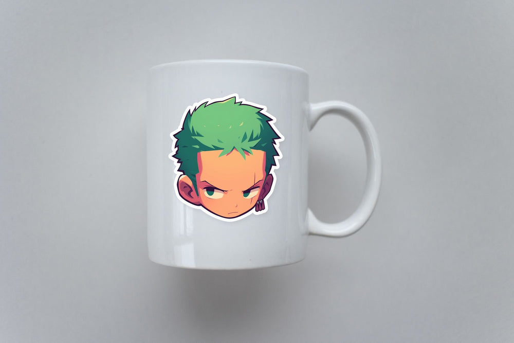 Roronoa Zoro One Piece Cute Sticker