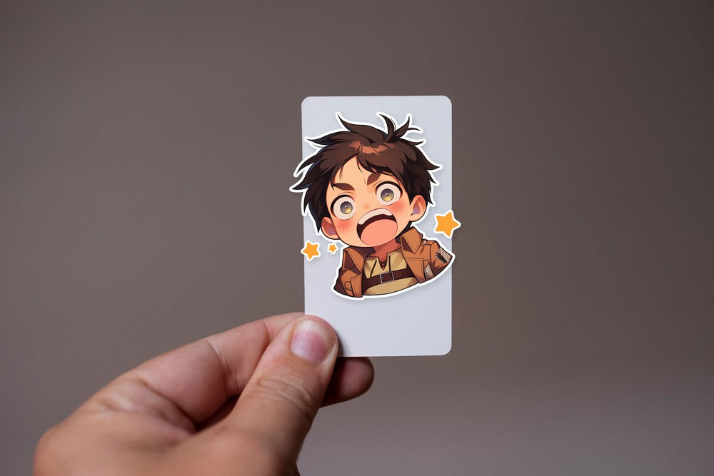 Shocked Eren Attack on Titan Sticker