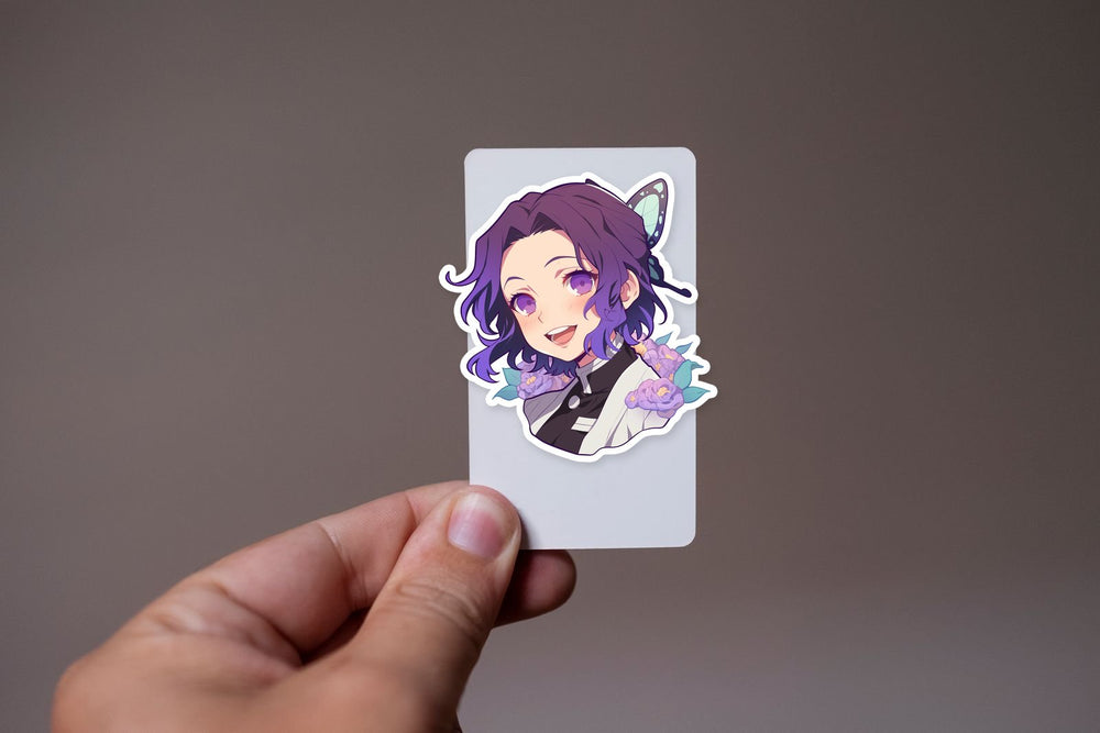 Shinobu Kocho Kawaii Demon Slayer Sticker