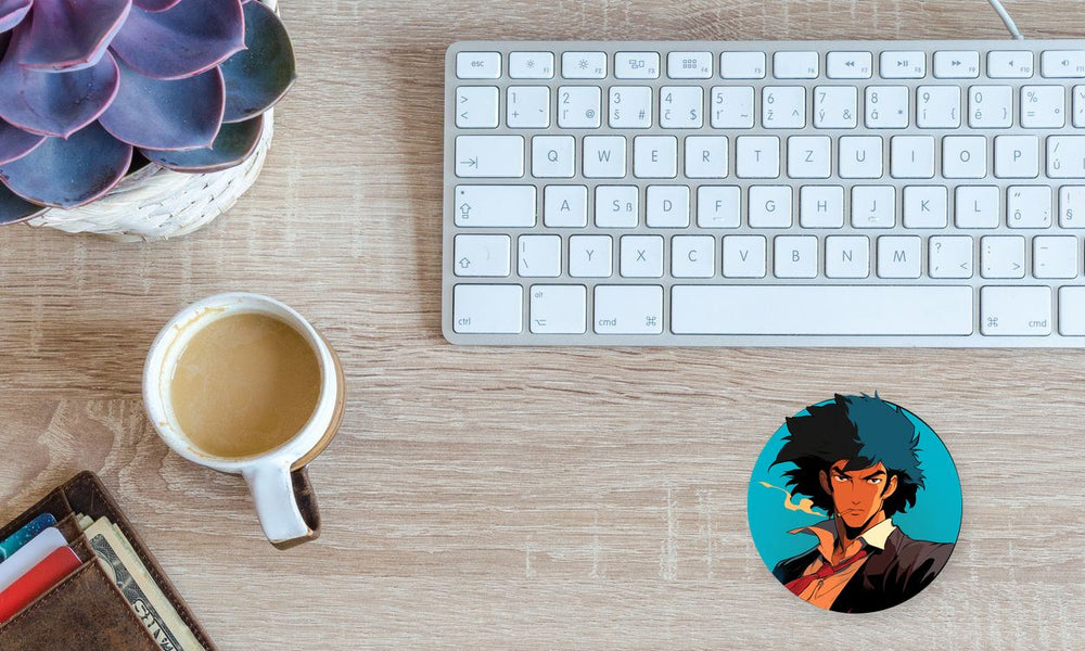 Cowboy Bebop Spike Cool Smoke Sticker
