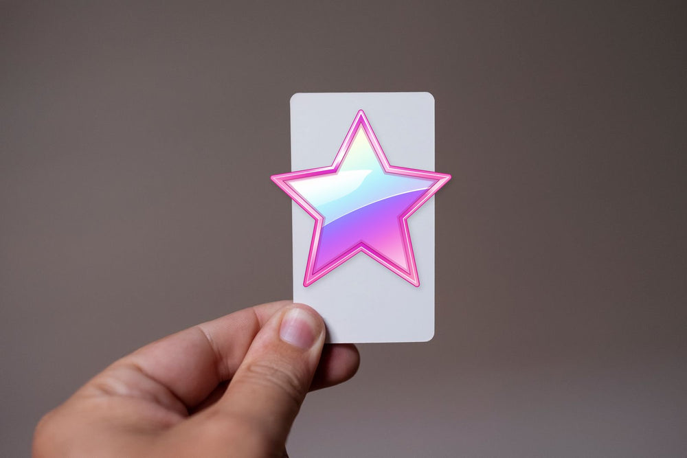 Gradient Pink Star Clipart