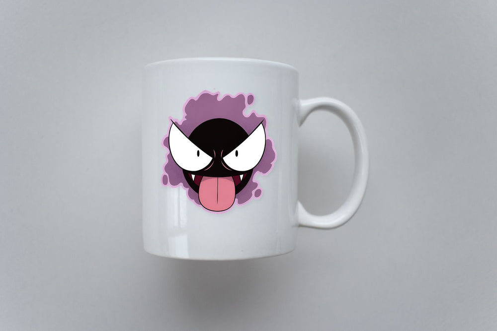 Gastly Tongue Out Pokemon Sticker
