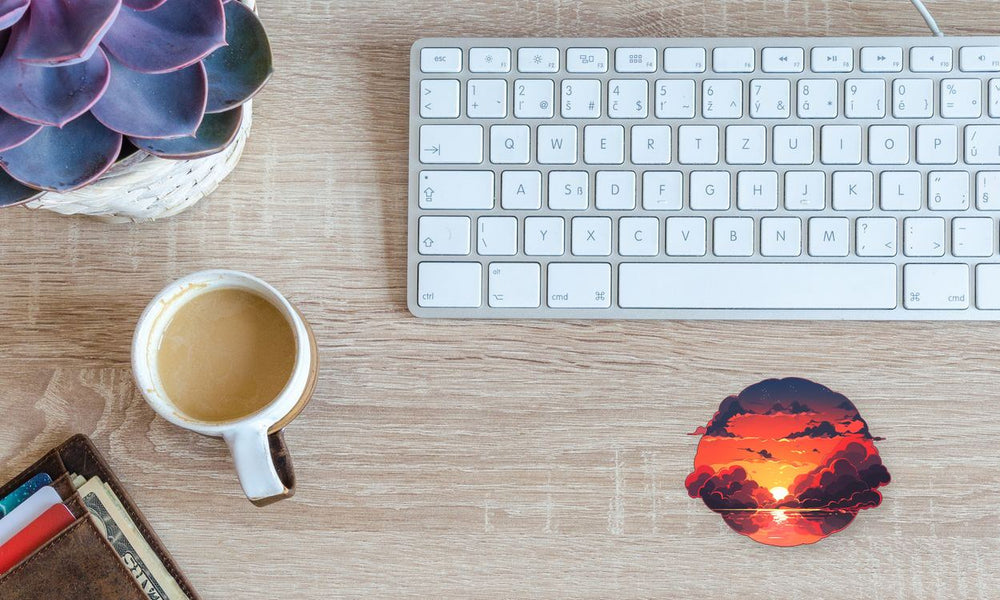Red Sea Sunset Aesthetic Sticker