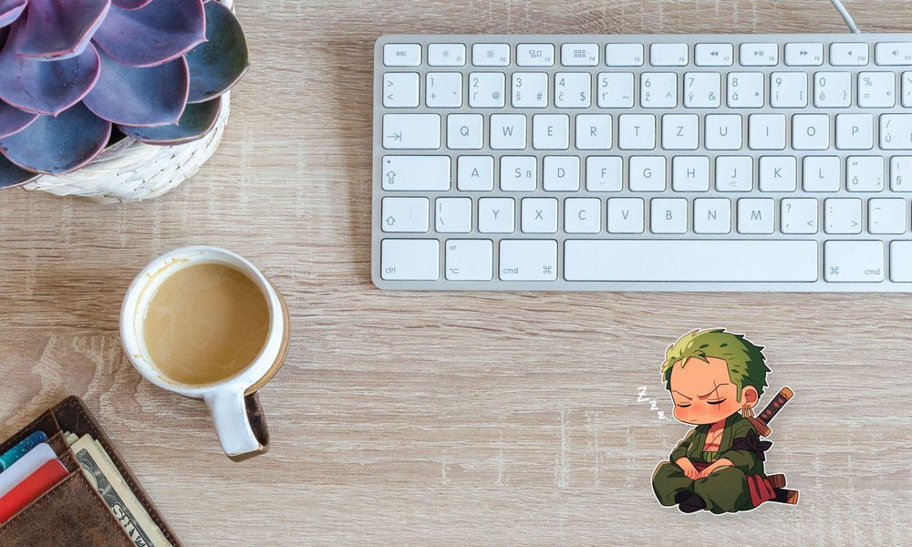 Zoro Sleeping Chibi One Piece Sticker