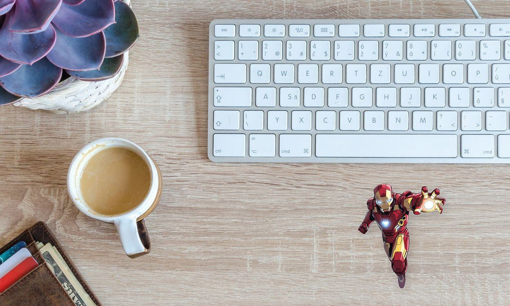 Marvel Iron Man Shooting Pose Sticker