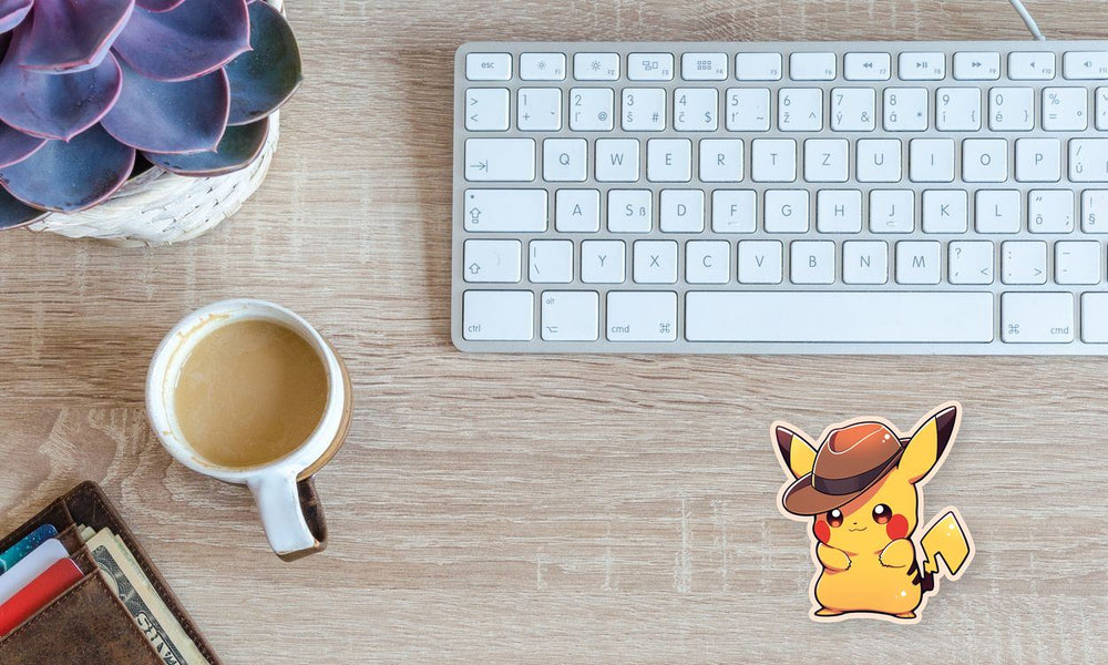 Pokemon Pikachu in Hat Sticker