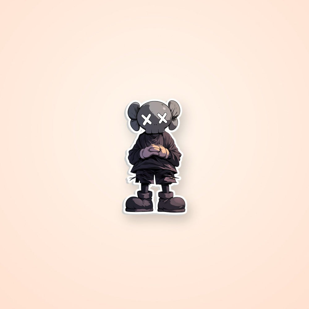 Kaws Original Character Standing Sticker