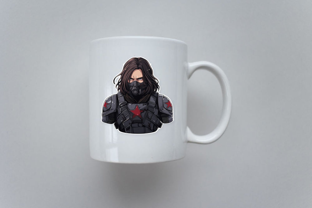 Marvel Winter Soldier Art Sticker