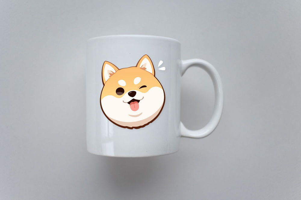 Shiba Inu Winking Doge Sticker