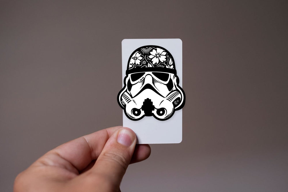 Star Wars Hippie Stormtrooper Sticker