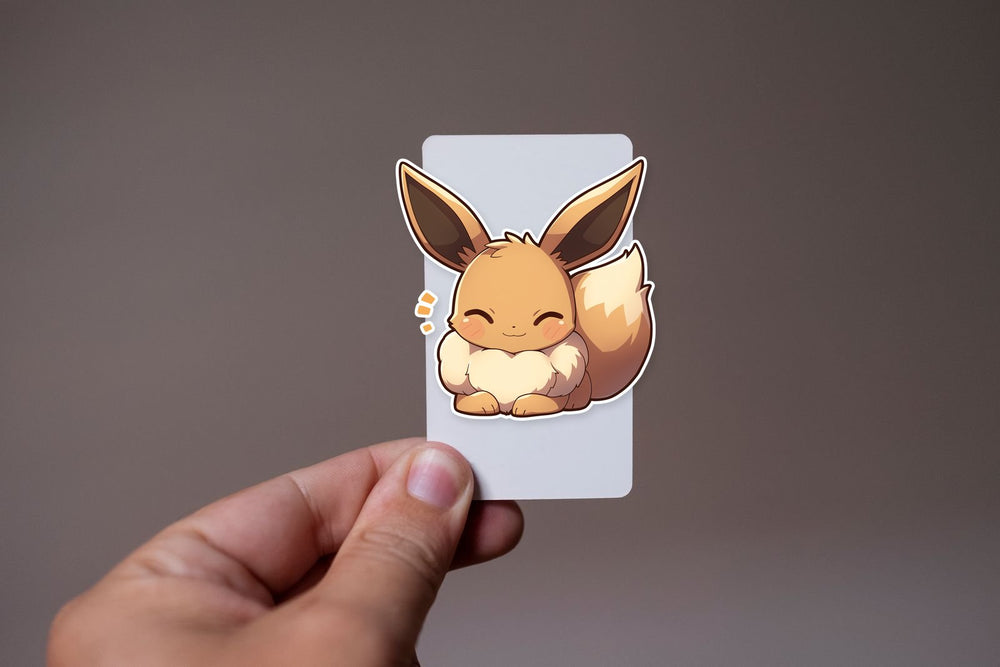Eevee Happy Cute Sticker