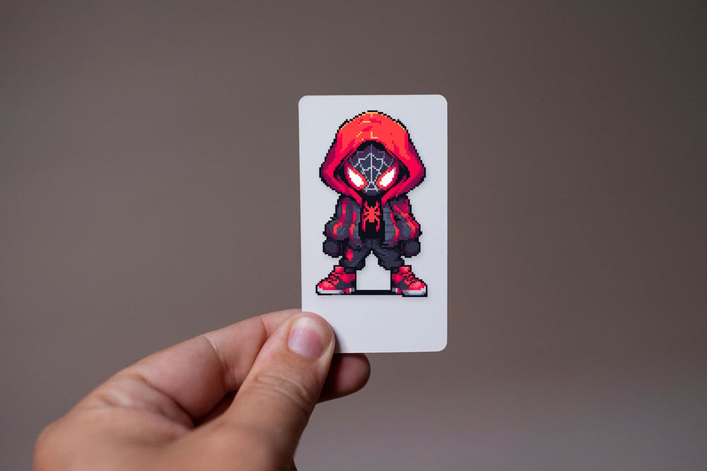Pixel Chibi Miles Morales Sticker
