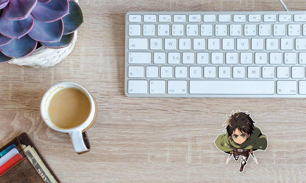 Attack on Titan Running Eren Yeager Sticker