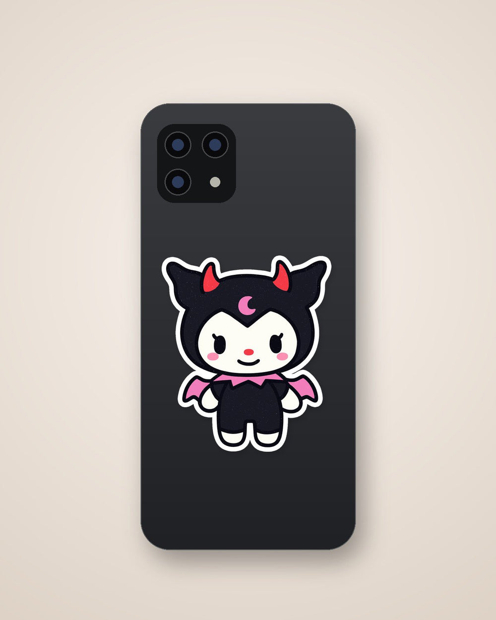 Cute Kuromi Little Devil Halloween Sticker