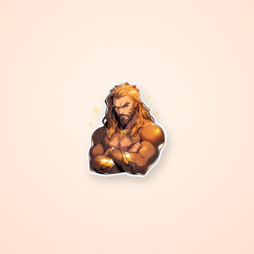 DC Comics Aesthetic Aquaman Sticker