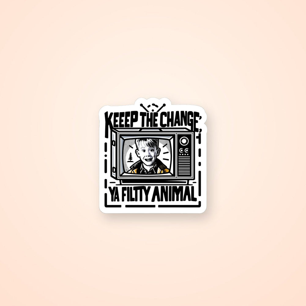 Home Alone TV Quote Sticker