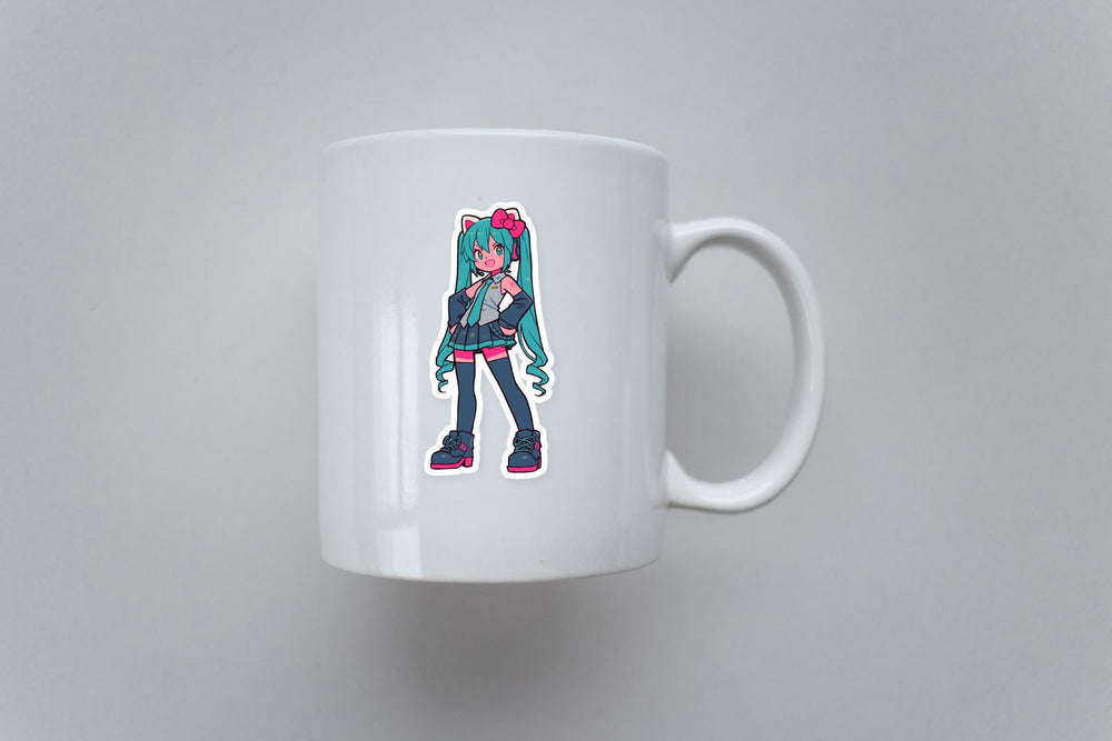 Hatsune Miku Kawaii Anime Sticker