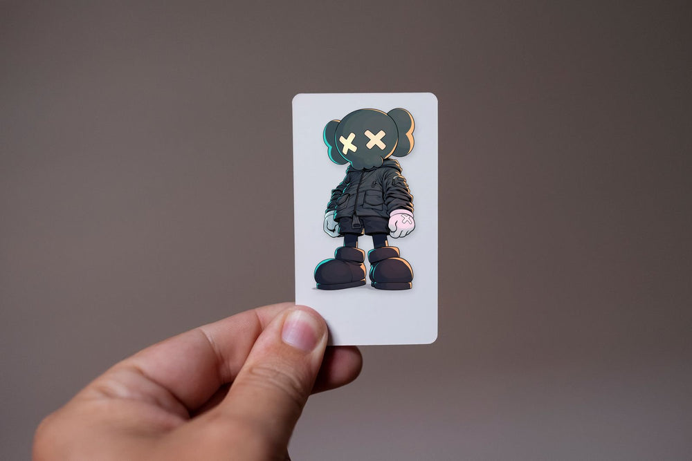 Kaws Puffer Jacket Streetwear Sticker