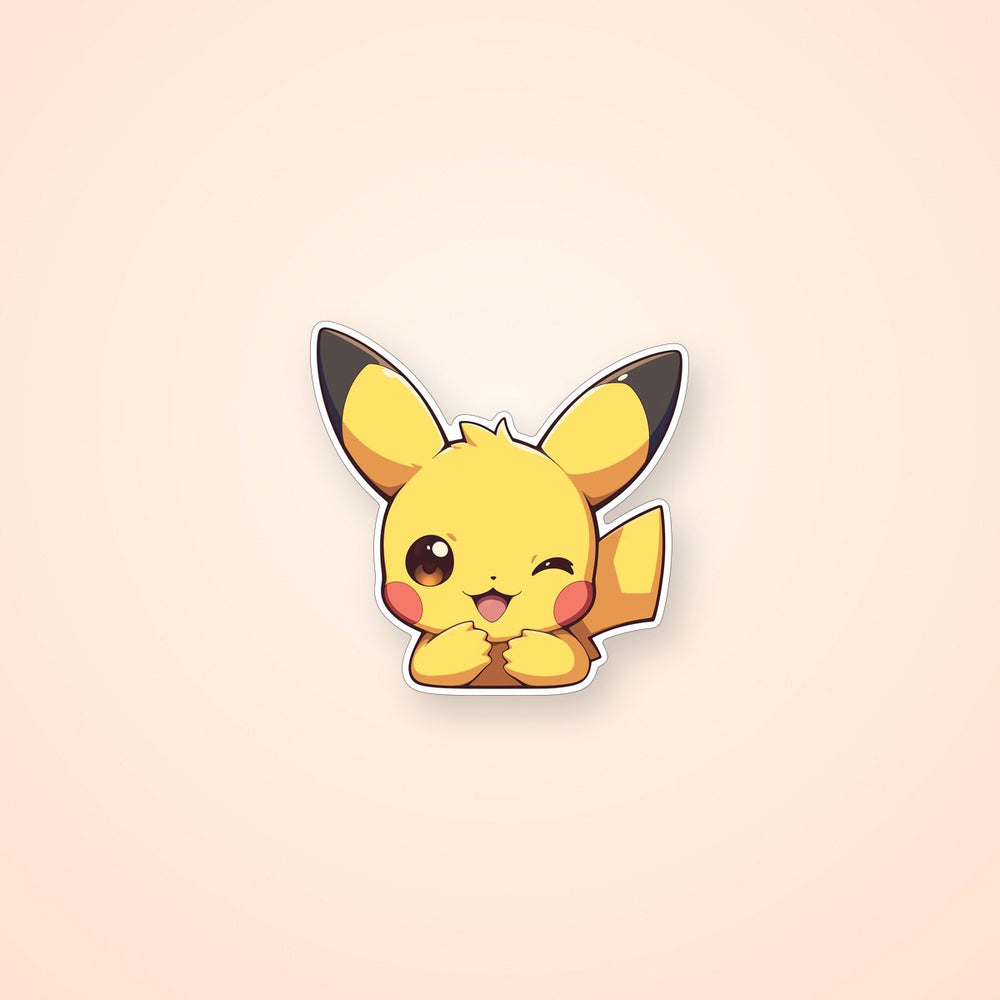 Pokemon Pikachu Cute Sticker