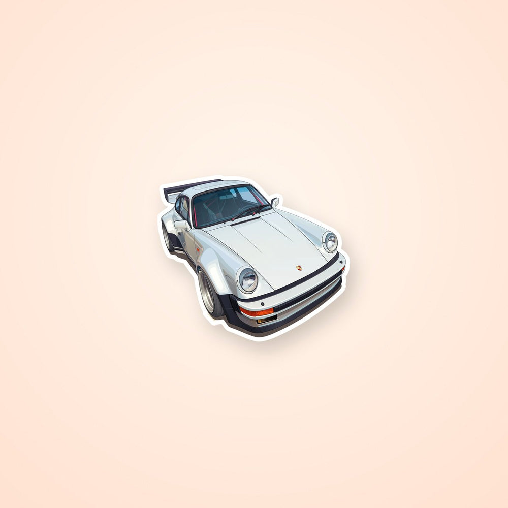 Porsche 911 Turbo Classic Car Sticker