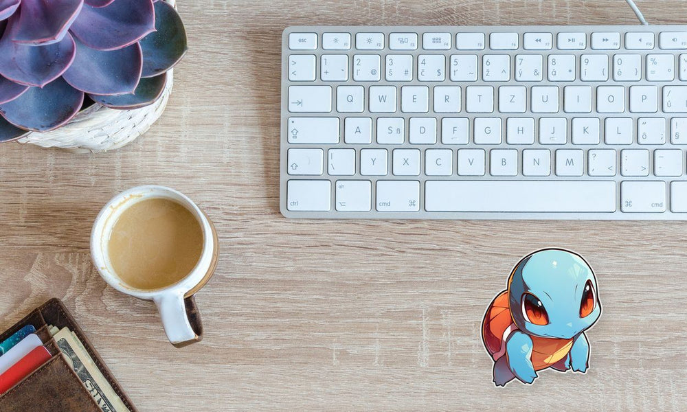 Squirtle Cute Sitting Sticker