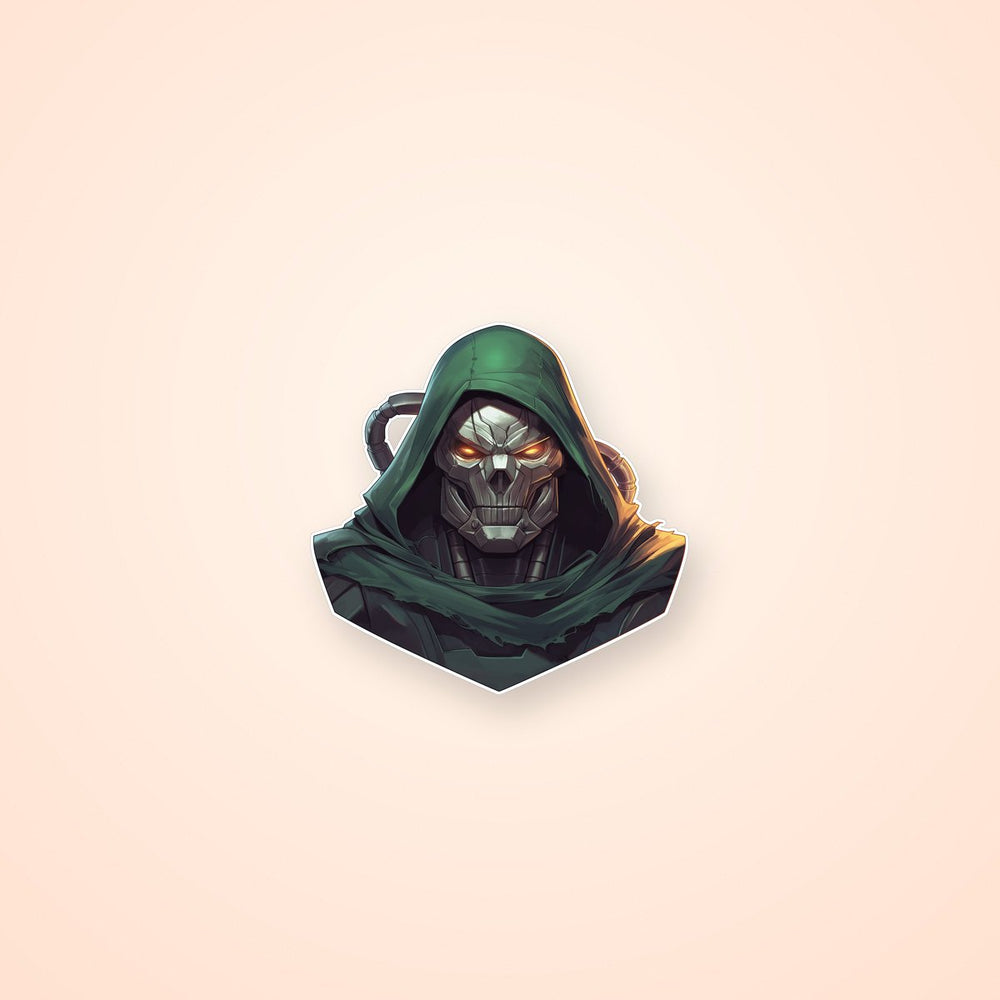 Marvel Doctor Doom Villain Sticker