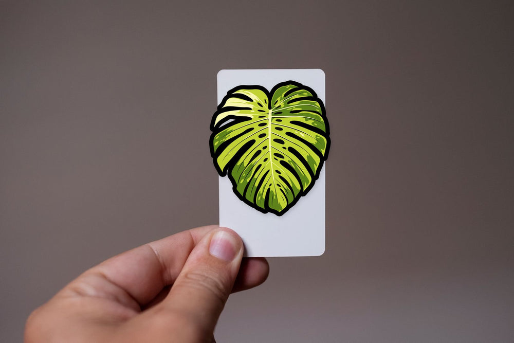 Monstera Leaf Aesthetic Sticker