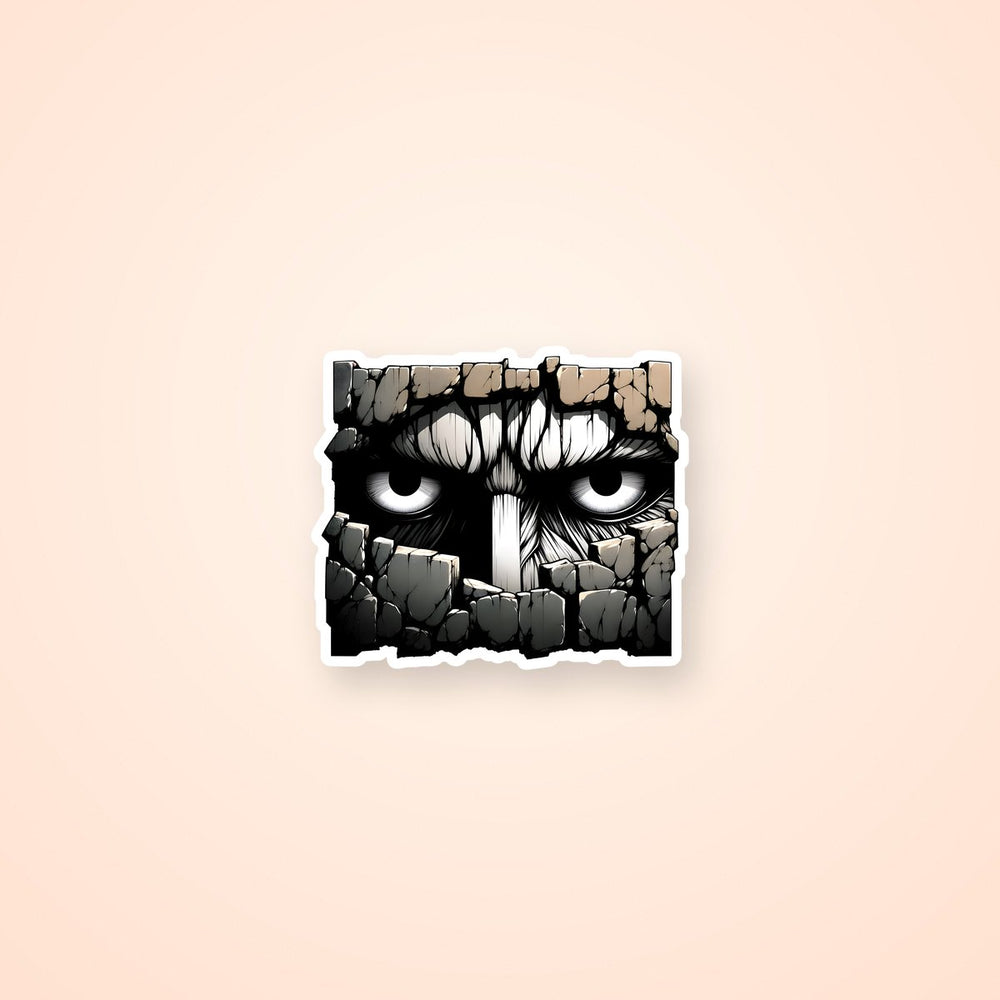 Colossal Titan Eyes Wall Sticker