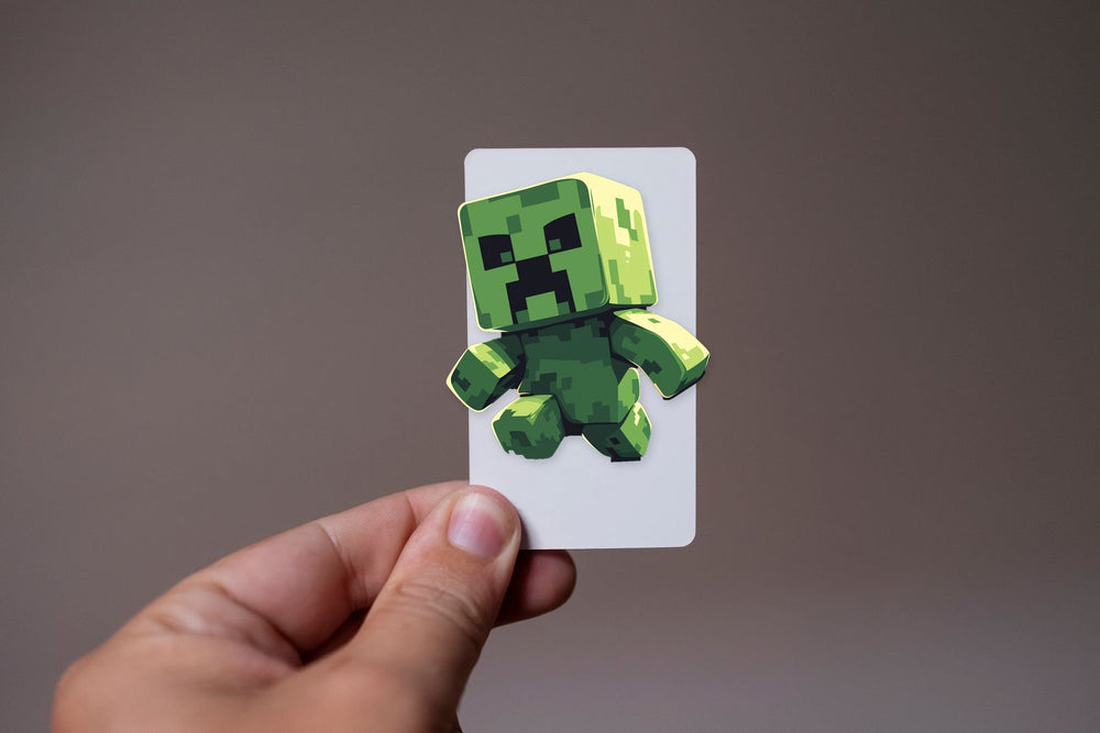 Cute Minecraft Creeper Sticker