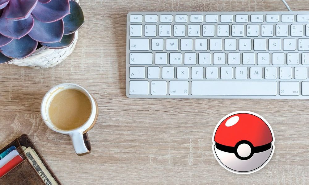 Cartoon Pokeball Sticker