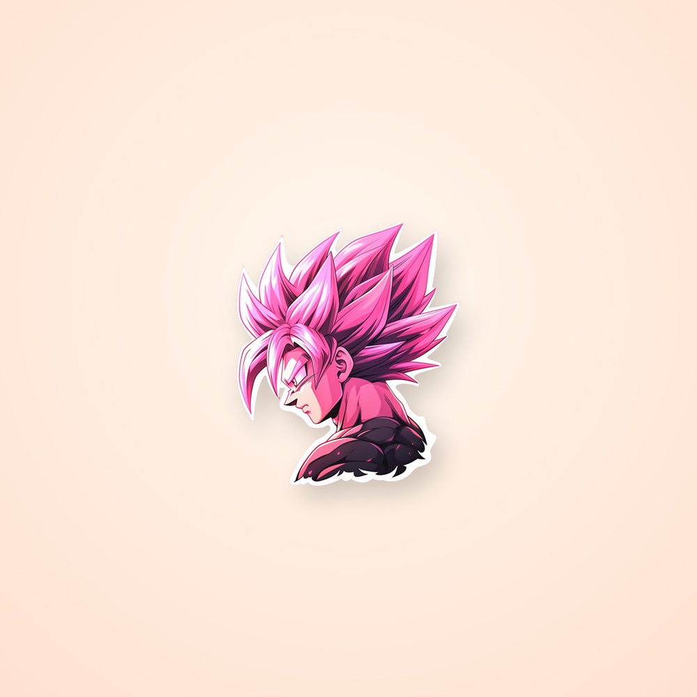 Dragon Ball Super Saiyan Rose Goku Sticker