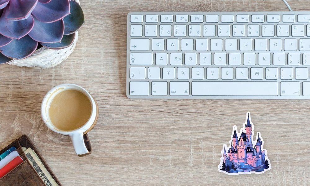 Pastel Castle Aesthetic Sticker
