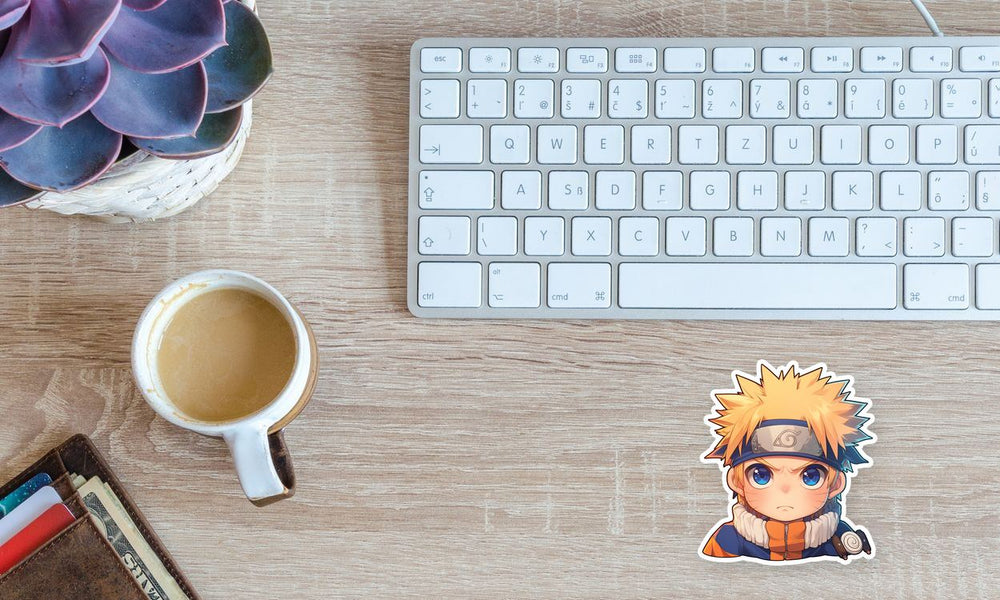 Chibi Naruto Angry Face Sticker