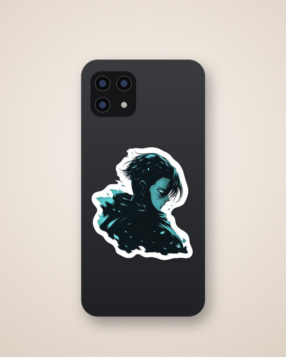 Captain Levi Blue Aesthetic Sticker