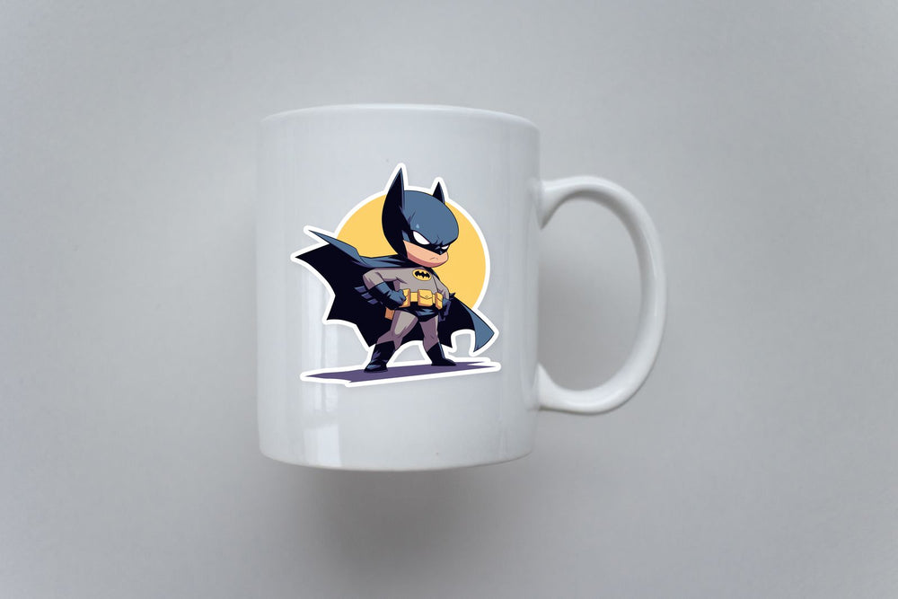 Chibi Batman Superhero Sticker