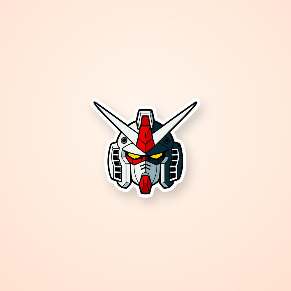 Gundam Head Mecha Anime Sticker